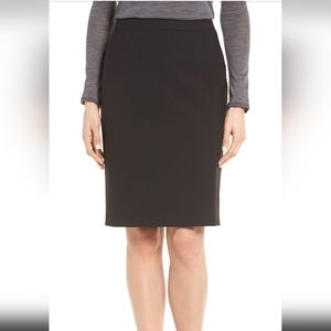 Boss Viela black wool short pencil skirt sz 6